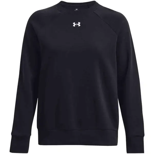 Under Armour RIVAL FLEECE CREW Dámska mikina, čierna, veľkosť S