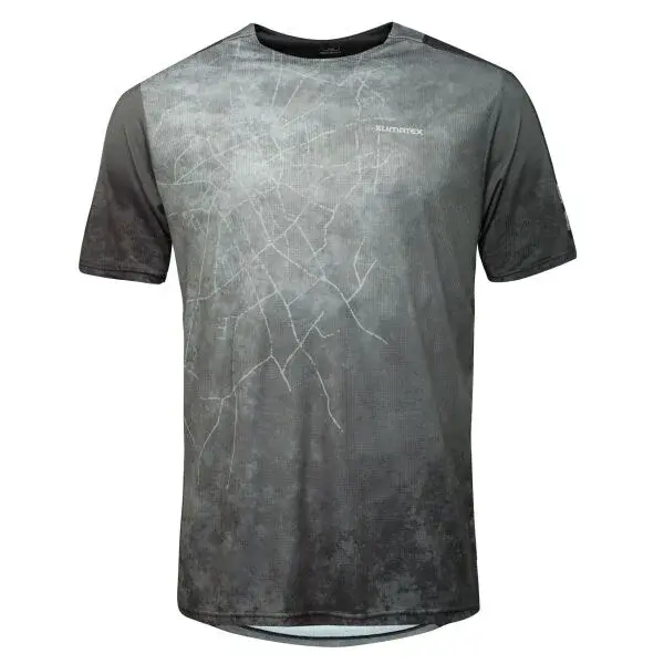 Klimatex MATH Pánske MTB tričko, sivá, veľkosť