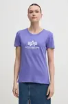 Bavlněné tričko Alpha Industries New Basic T Wmn
