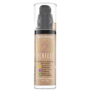 Bourjois 123 Perfect Foundation tekutý make-up proti nedokonalostiam pleti 55 Dark Beige 30 ml