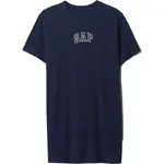 GAP V-FRCH LOGO Dámské šaty, tmavě modrá, velikost