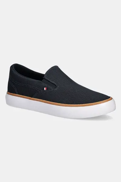 Tenisky Tommy Hilfiger TH HI VULC CORE LOW II SLIPON
