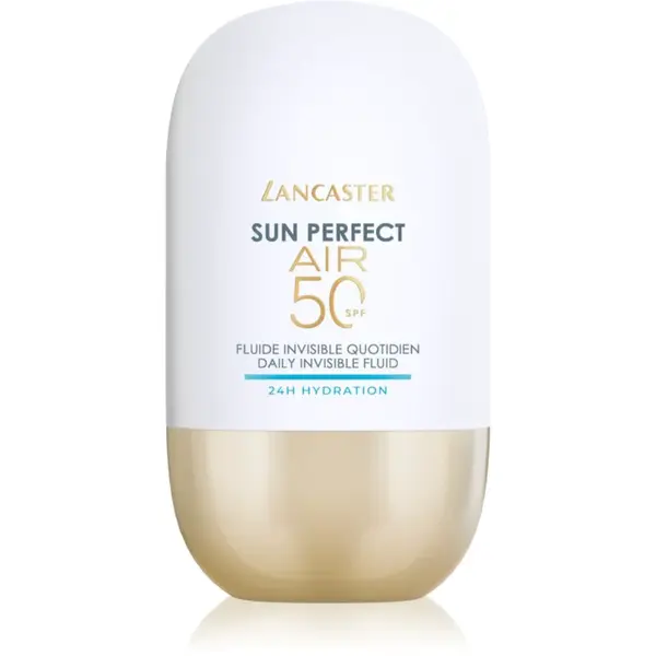 Lancaster Sun Perfect Air 50 24H Hydration ultra lehký ochranný fluid pro suchou až velmi suchou pleť SPF 50 40 ml
