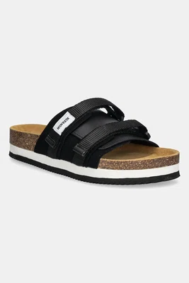 Pantofle Novesta Partisan černá barva, N378001.999701BIA