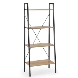 Regál Narvik reg-2 sonoma/čierna