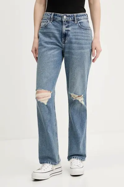 Džíny Hollister Co. dámské, high waist, KI355-5370