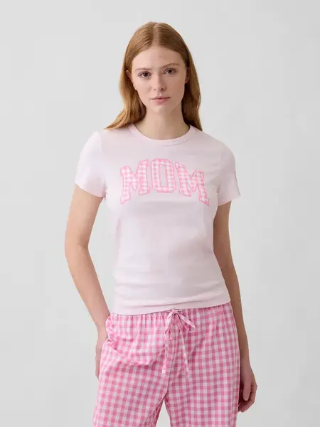 Dámske tričko GAP s nápisom Mom