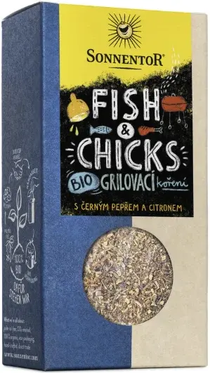 Fish & Chicks (grilovací koření na ryby a kuře, bio, 55 g)