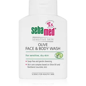 Sebamed Wash jemná mycí emulze na tělo a obličej s olivovým olejem 200 ml