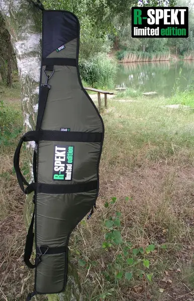 R-spekt single polstrované khaki pouzdro na prut-209 cm 13 ft