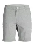 JACK & JONES Chino nohavice 'JPSTDave'  sivá melírovaná