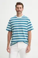 Bavlněné tričko United Colors of Benetton modrá barva, 30CXU10A0