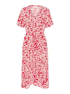 Kaffe Šaty 'Beathe'  červená / biela