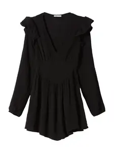 Bershka Šaty  čierna