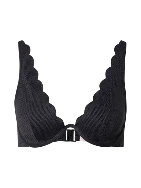 Hunkemöller Bikinový top 'Scallop'  čierna