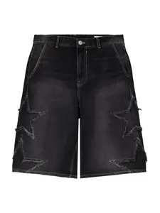 Bershka Džínsy  čierny denim