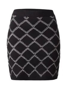 OBJECT Sukňa 'OBJPILUNA'  čierna / biela