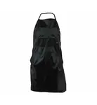 Kadernícka zástera Duko s vreckami - čierna (784) + darček zadarmo