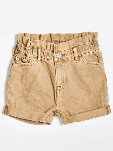 Béžové dievčenské šortky GAP kaki mom