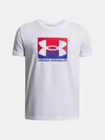 Chlapecké tričko Under Armour UA B BOXED SPORTS UPDATE SS-WHT - Kluci