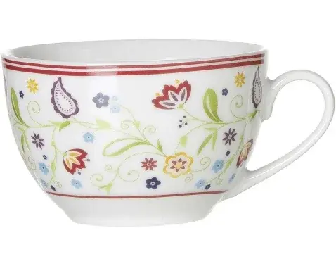 Hrnek Shanti Doppio 220 ml, farebné kvety%