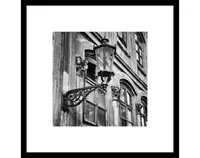 Rámovaný obraz Lampa 50x50 cm, čiernobiely%