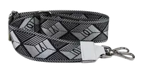 NovaKabelka.sk Látkový prídavný popruh geometrico nero bianco