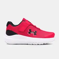 Červené športové tenisky Under Armour UA BINF Surge 4 AC