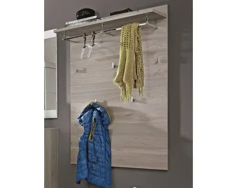 Vešiakový panel Funny, dub strieborný%