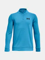 Modrá chlapčenská mikina Under Armour UA Armour Fleece 1/4 Zip