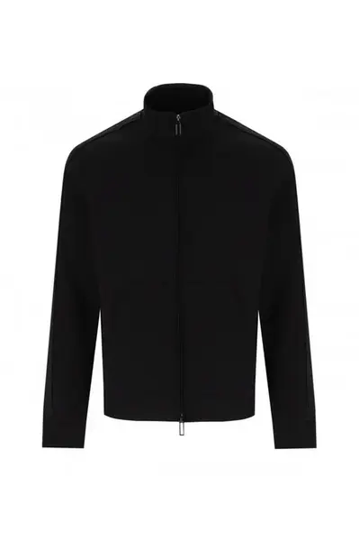 Čierna mikina Emporio Armani na zips