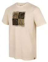 Husky Tee Square M XL, beige Pánské bavlněné triko