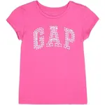 GAP V-FRCH SS LOGO TEE Dětské tričko, růžová, velikost