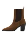 MANGO Chelsea čižmy 'Toba'  hnedá