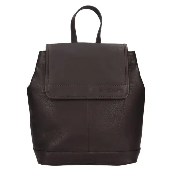 Kožený dámský batoh SendiDesign Apolene - hnedá
