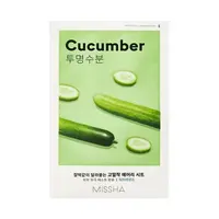 MISSHA Airy fit sheet mask cucumber plátýnková maska 19 g