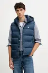 Páperová vesta Calvin Klein Jeans tyrkysová farba, zimná, LV04RD531G