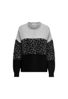 Sveter s leopardím vzorom