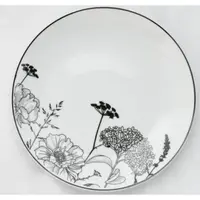 Hluboký talíř Luna Black Flower, 20 cm