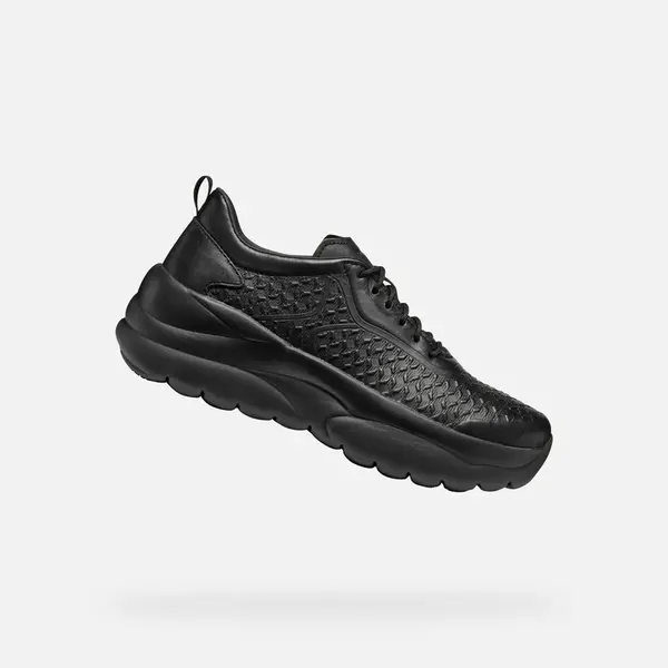 Black women's sneakers Geox Xtors - Women's