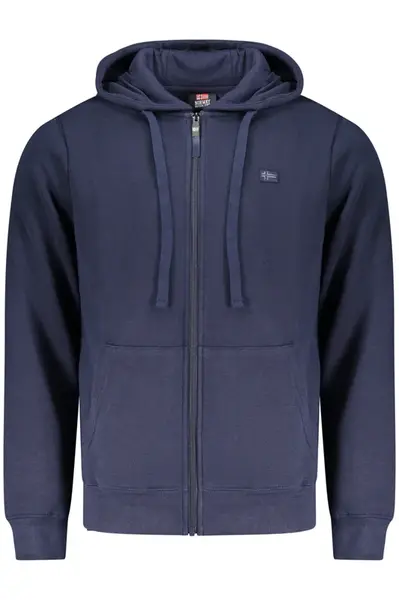 Pánska mikina na zips s kapucňou