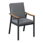 Ambia Garden ZAHRADNÍ ŽIDLE, dřevo, kov, textil