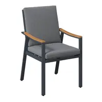 Ambia Garden ZAHRADNÍ ŽIDLE, dřevo, kov, textil