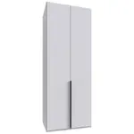 MID.YOU ŠATNÍ SKŘÍŇ S OTOČNÝMI DVEŘMI, bílá, 90/236/58 cm