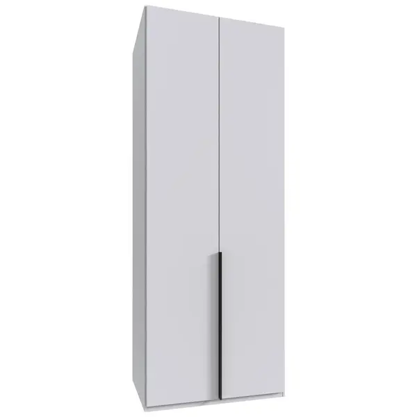 MID.YOU ŠATNÍ SKŘÍŇ S OTOČNÝMI DVEŘMI, bílá, 90/236/58 cm