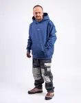 ONE OF XX Sheltersuit Logo Hoody Faded blue XL