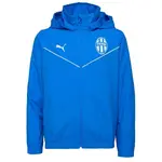 Puma TEAMRISE ALL WEATHER JACKET JR - FK MLADÁ BOLESLAV Dětská sportovní větrovka, modrá, velikost