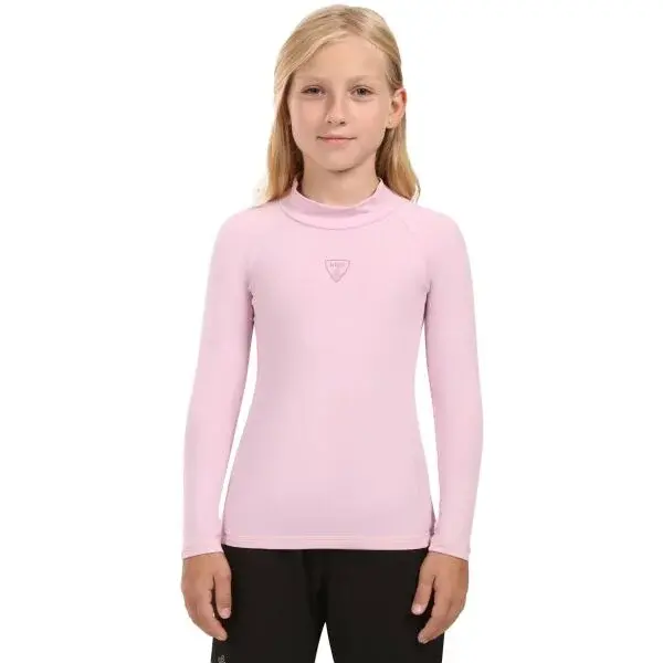 KILPI WILLIE Detské termo tričko s dlhým rukávom, ružová, veľkosť