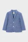 Dětské sako ze směsi lnu Mayoral