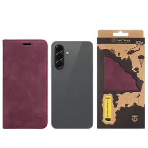 Flipové pouzdro Tactical Xproof pro Samsung Galaxy A57, red beret